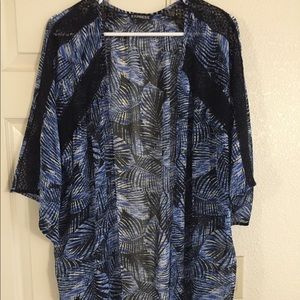 NWOT Express Blue Kimono